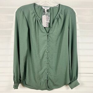Nine West Sage Green Blouse
